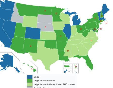 Countries Where Cbd Is Illegal